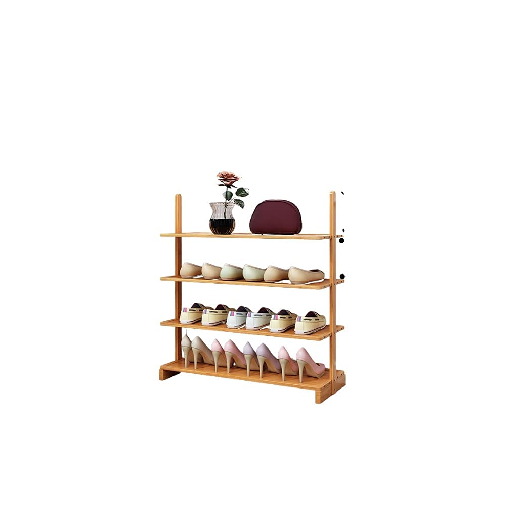 Organisateur de rangement de chaussures en bambou étagère autoportante
