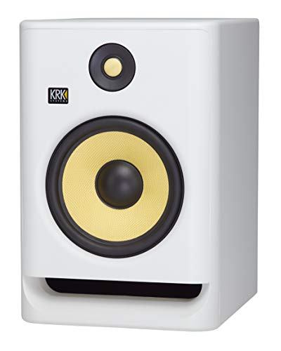 KRK RP8 Rokit 8 G4 Professional Bi-Amp 8" Powered Studio Monitor, White Noise