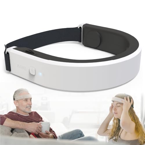 Insomnia Relief Device, Brain Care Headset, 40Hz Gamma Wave Stimulation of Near-Infrared & Bone Conduction, Improve Sleep, Enhance Concentration, Mental Relief and Relieve Stress