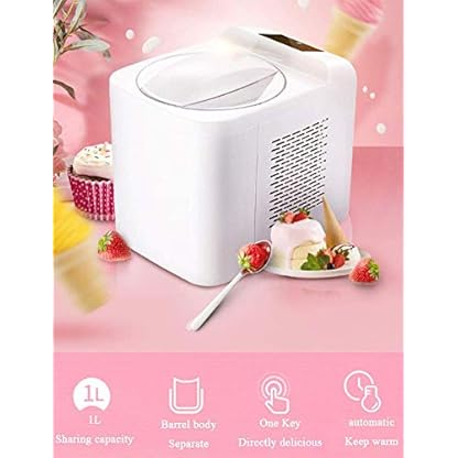 IW.HLMF Elektronische Eismaschine, Eiscreme Frozen Yogurt Sorbet Maker, Upgrade, kein Vorgefrieren erforderlich… – Bild 3