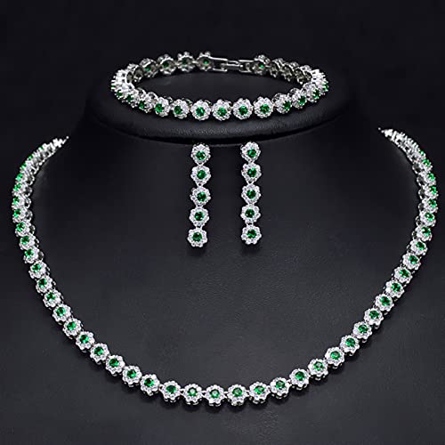 Conjuntos de Joyas de Boda Elegantes para Regalo de Novias y Señoras
