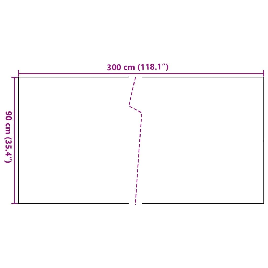 vidaXL Balkon Sichtschutz, Balkonbespannung Rattan-Optik, Sonnenschutz Windschutz für Terrasse Garten, Balkonverkleidung Balkonabdeckung, Anthrazit 300x90cm Poly Rattan