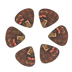Instruments de musique sur scène en bois – Médiators fins et épais pour guitares acoustiques électriques (12 pièces) - Les Beatles, Paul McCartney, John Lennon, RIngo Starr, George Harrison Instruments de musique sur scène en bois - Médiators fins et épais pour guitares acoustiques électriques (12 pièces) – Image 2