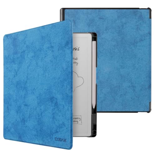 CoBak Case for Remarkable Paper Pure Tablet 10.3 inches 2026, Denim Blue