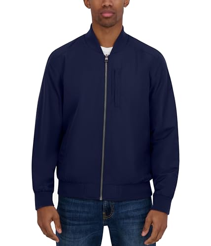 Image of Nautica Men's Lightweight Bomber Jacket - Wind & Water-Resistant, Regular, Big & Tall Sizes