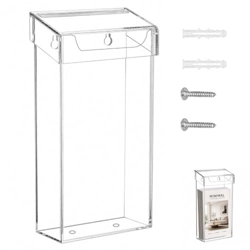 Chingcoo Prospektbox, Wetterfester Prospekthalter Außenbereich mit Deckel