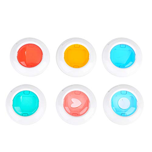 Accesorios Para Cámaras, Electronics Conjunto de filtros de Flash de cámara portátil, Kits de filtros de Color Profesional para Fujifilm Instax Mini 7S / 8/8 + / 9(6 Piezas)