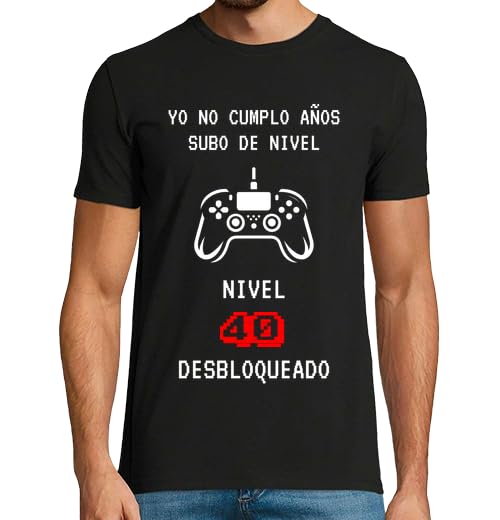 latostadora Camisetas Regalo 40 Cumpleaños Hombre - Camiseta 40 Años Hombre - Camiseta Graciosa Regalo Cumple - Regalos Originales Hombre 40 años - Ideas para Cumpleaños 40 Años
