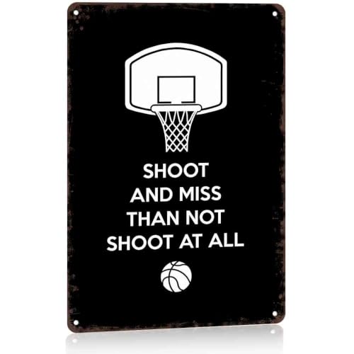 Inspirational Basketball Quote Shoot And Miss Than Not