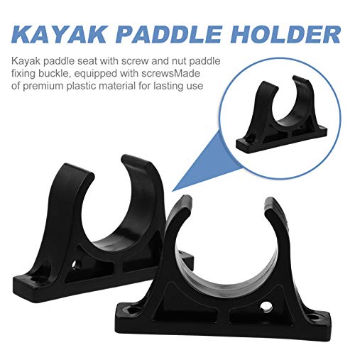 CLISPEED Suporte Titular Clipe de Suporte de Plástico Barco de Remo Remo Caiaque Remo Fivela Fixa Co
