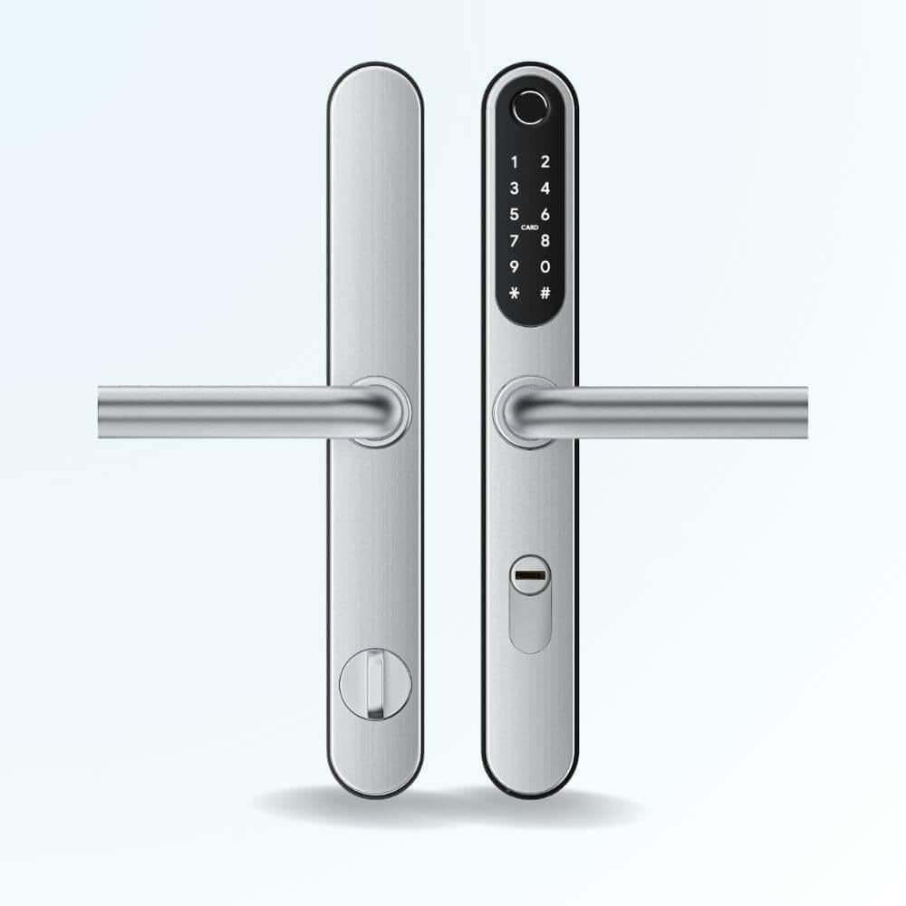 Serrure connectée LOCKY-9 V4 Biométrique, Code, Badge, App, Bluetooth