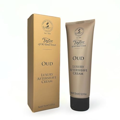 Crème après-rasage Taylor of Old Bond Street Oud sans alcool 75 ml pour homme