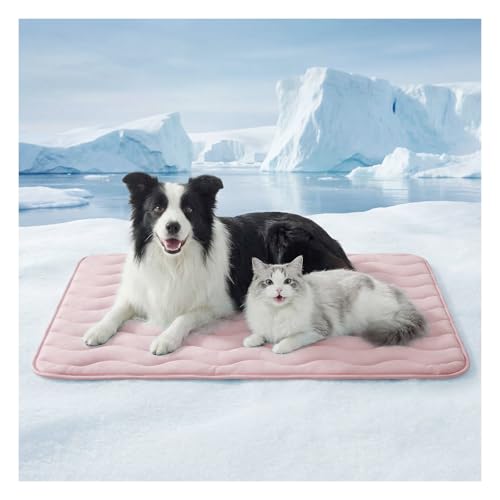 furrybaby Dog Cooling Mat for Large Dogs, 43"x32" Self Cooling Pet Cooling Mat for Dogs & Cats, QMAX>0.5, Thickened Cool Fiber, Cooling pad for Dog Be