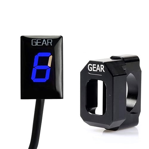 Miniatura 9 de Indicador digital de engranajes LED de 1-6 velocidades, medidor de pantalla impermeable para ER6N Z1000 SX Ninja 400 650 Z800 Z750 Versys 650 Z650