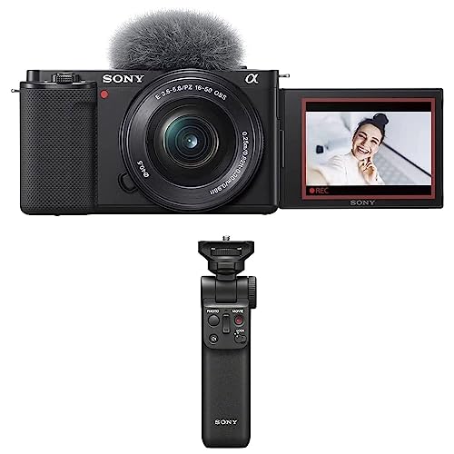 SONY 美品　ZV-E10Lホワイト　シューティングクリップ セット 新品)SONY (ソニー) VLOGCAM ZV-1 II シューティンググリップ