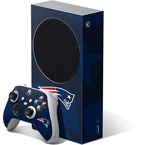 Skinit Decal Gaming Skin Compatible with Xbox Series S Bundle - Officially Licensed NFL New England Patriots Double Vision Design