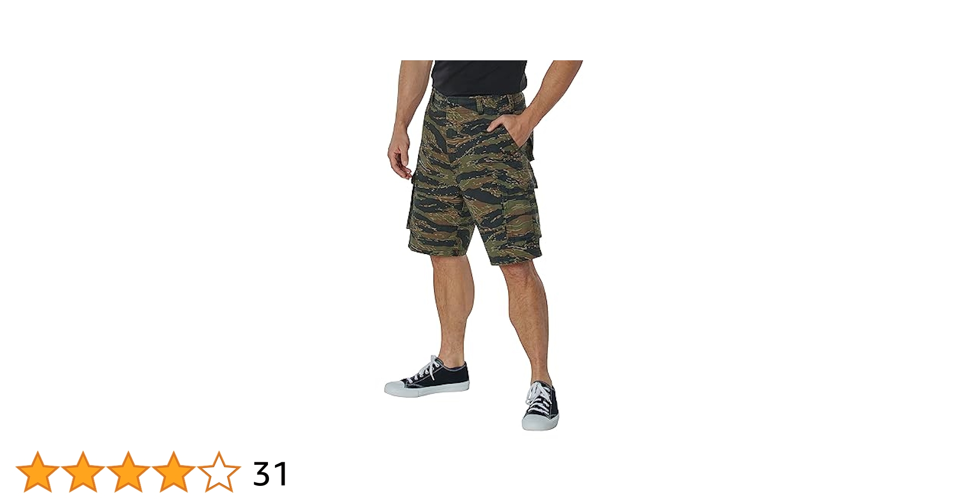 Amazon.co.jp: Rothco ハーフカーゴパンツ タイガーストライプ