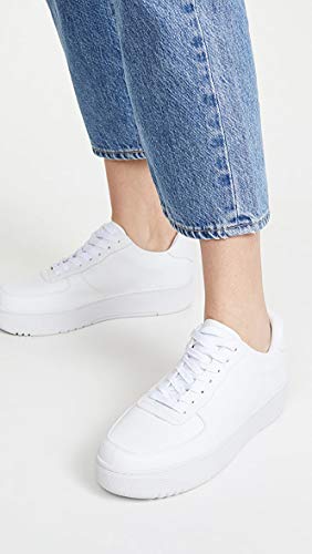 Jeffrey Campbell Court Fashion Sneakers White Lace Up Platfrom Tennis Shoes4