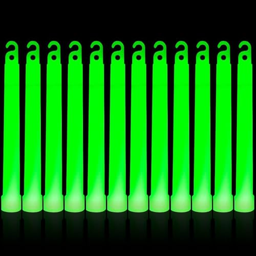 Cisixin Lot de 25 bâtons fluorescents ultra lumineux pour fête