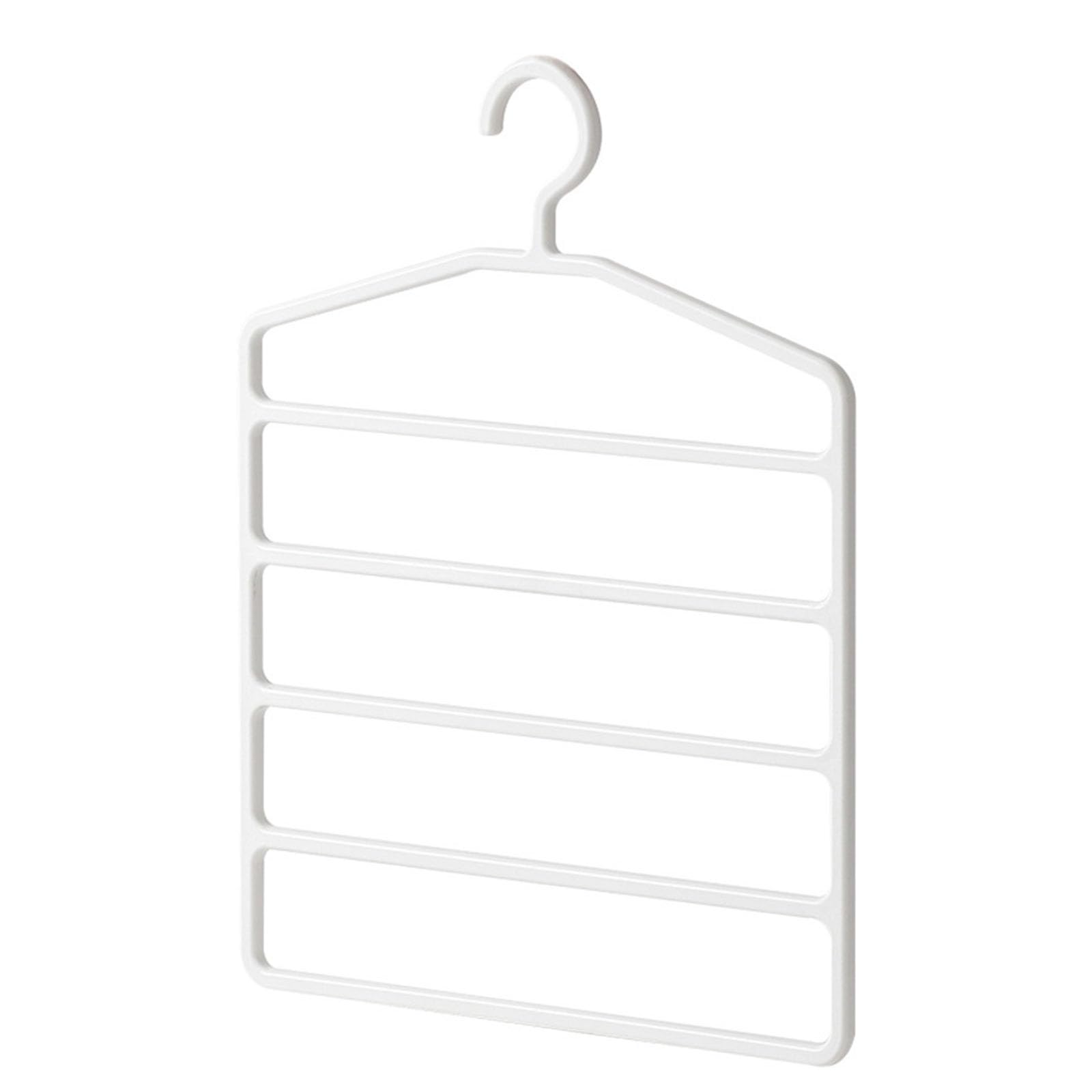 Trousers Hangers Trouser Rack Hanging Hanger Scarf Holder Tie Space Saving