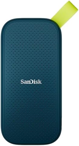 SanDisk Portable SSD 1 TB - bis zu 800 MB/s Lesen - Monterey | Externe SSD, kompatibel mit PC & Mac, automatische Backups, USB 3.2 Gen 2
