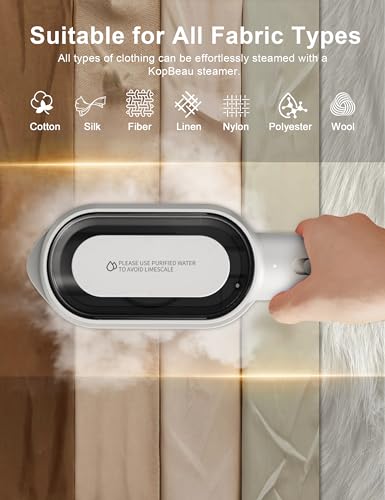 Kopbeau KW-GT02 Steamer For Clothes,2-In-1 Clothes Steamer & Iron For Wrinkles Remover,Ntc Precision Ironing Protects Clothes,14 Min Of Continuous Steam,1000W Travel Steamer thumb #5