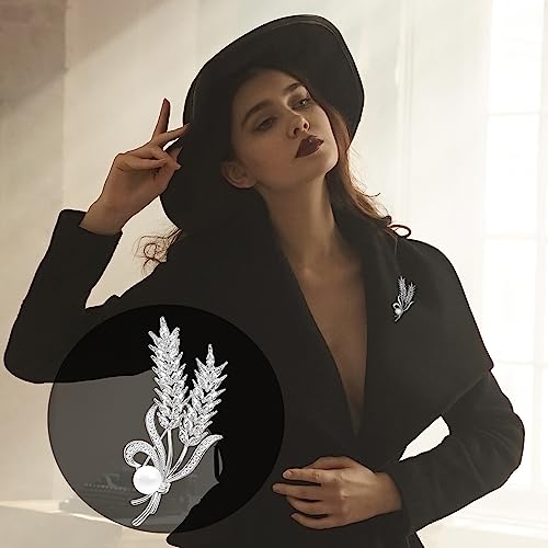 Image of Brooch Pins for Women Fashion Jewelry Cubic Zirconia Brooches and Pins for Birthday Wedding Party Gift