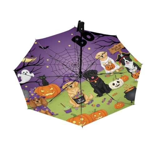 Parapluie automatique compact et coupe-vent avec une double protection solaire et pluie efficace