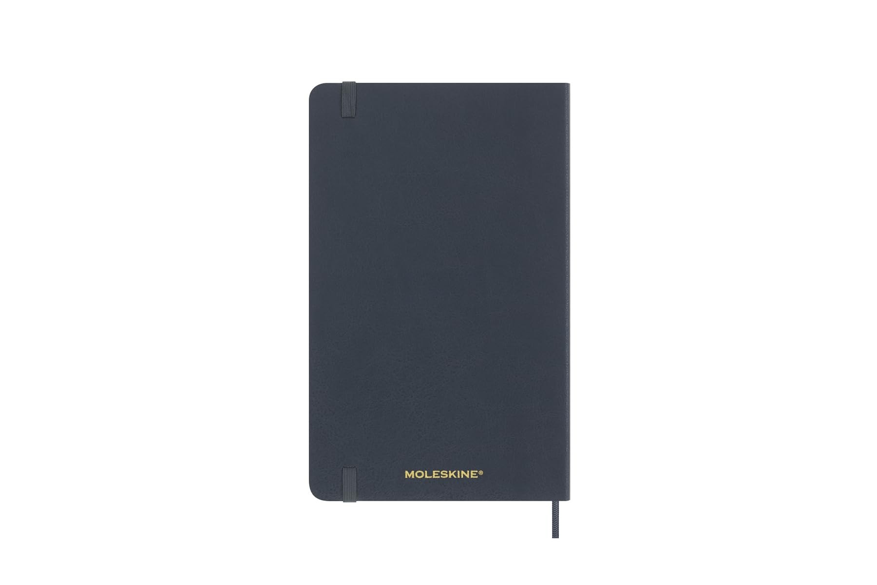 Notatnik Moleskine Precious & Ethical Collection z pudełkiem na prezent, wegańska miękka okładka, elastyczne zamknięcie, duży format 13x21 cm, kolor niebieski