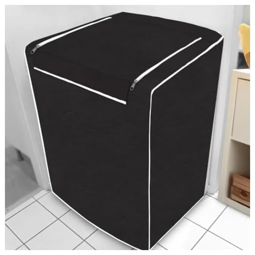 Capa Para Máquina de Lavar PRETA COM ZIPER 13 a 16Kg Flanelada - Brastemp, Consul, Electrolux, Samsung, Panasonic, Colormaq, Suggar, Mueller, Midea e Wanke…