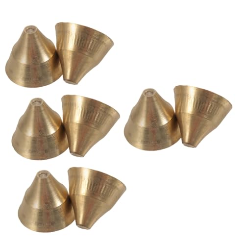 Ciieeo 4sets Copper Meditation Ceremony Bell Percussion Instrument with Rich Sound Ethnic Style Design for Various Occasions Musical Bell 2pcs*4