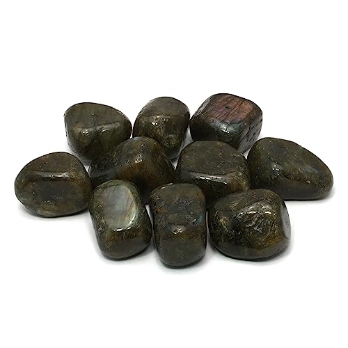 CrystalAge Labradorite Tumble Stone (20-25mm) - Single Stone