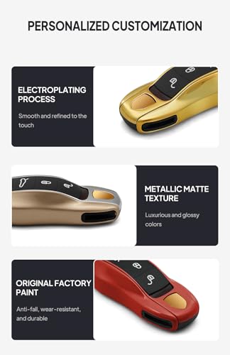 Coque de clé pour Porsche Panamera et Cayenne KUNIO Protection ABS pour un quotidien actif - 5