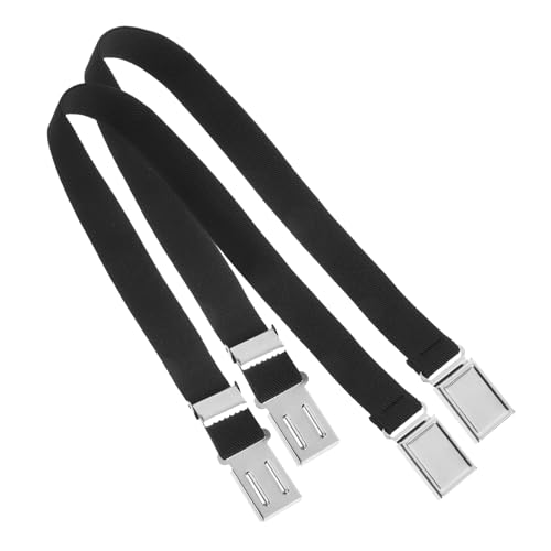 PartyKindom 2pcs Magnetic Buckle Waist Belt for Adjustable Elastic Stretch Waistband for Boys and Lightweight Uniform Accessory Comfortable Fit for School and Daily Wear