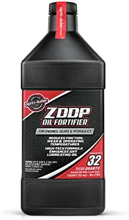 Opti-Lube Oil Fortifier with ZDDP (Zinc): Quart (1 Quart (Treats 32 Quarts of Oil))