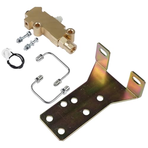 Brake Proportioning Valve Disc Drum & Bracket & Lines & Brake Switch Cable Replacement for Chevy Blazer C10 C20 Pickup GMC C2500 1928-1972 PV2K-2BM