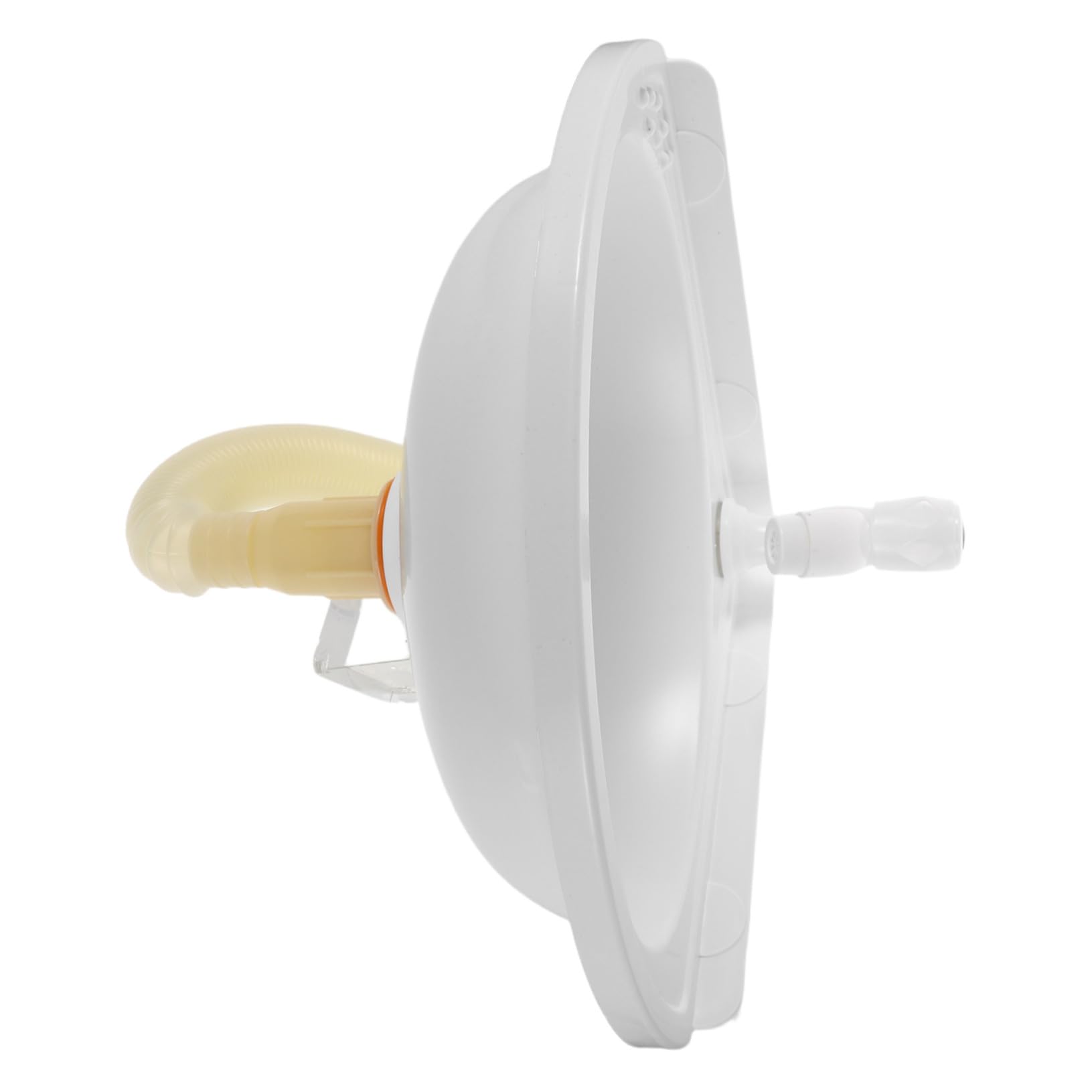 Lavabo esquinero de baño triangular blanco SHINEOFI con grifo compacto de pared