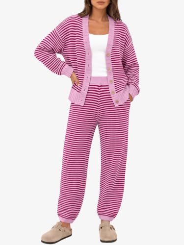 Image of LILLUSORY Women 2 Piece Sweater Matching Lounge Sets 2026 Fall Outfit