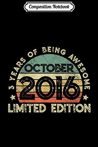 Composition Notebook: Legendary Awesome Epic Since October 2016 Gifts Journal/Notebook Blank Lined Ruled 6x9 100 Pages