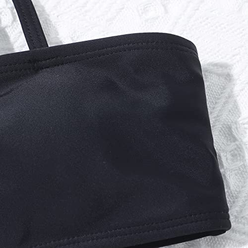 Generic Teens Girl's Bathing Suits 3 Piece Swimsuit Butterfly Print Bikini Set Bikini Cami Top and Shorts with Cover Up4