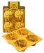 Silicone Braided Challah Roll Pan - Perfect Challah Bread Braid Baking Mold, No Shaping Required - 4 Small Challettes - By The Kosher Cook
