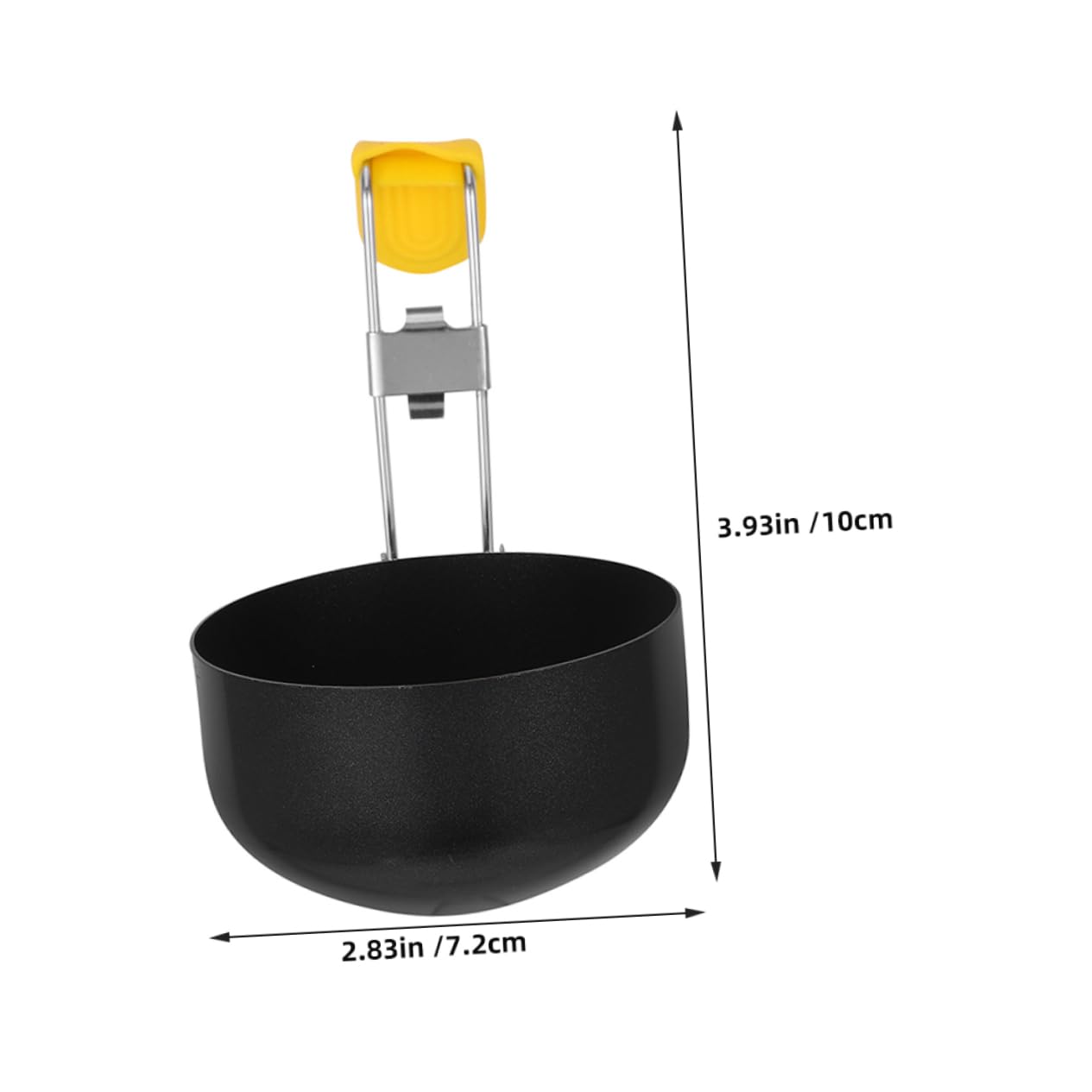 BRIGHTFUFU Egg Round Non-stick Microwave Safe Compact Stainless Steel for Poaching Eggs Versatile