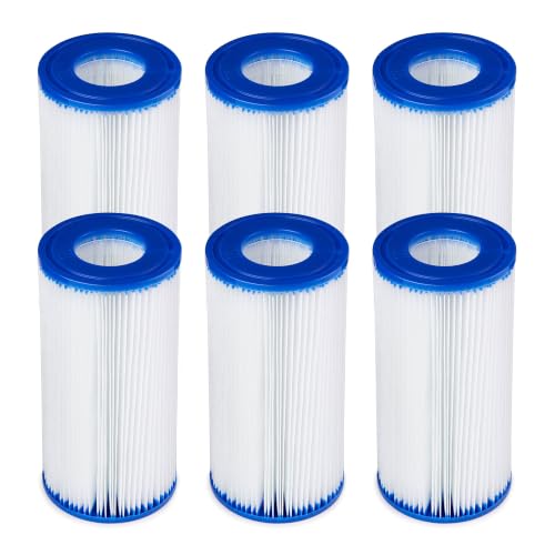 Bestway 58012P Filterkartusche Große III, Intex Große A, 6er Pack