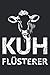 Produktbild Kuhflüsterer: liniertes A5 Notizbuch mit einer Kuh für einen Landwirt oder eine Landwirtin in der Landwirtschaft