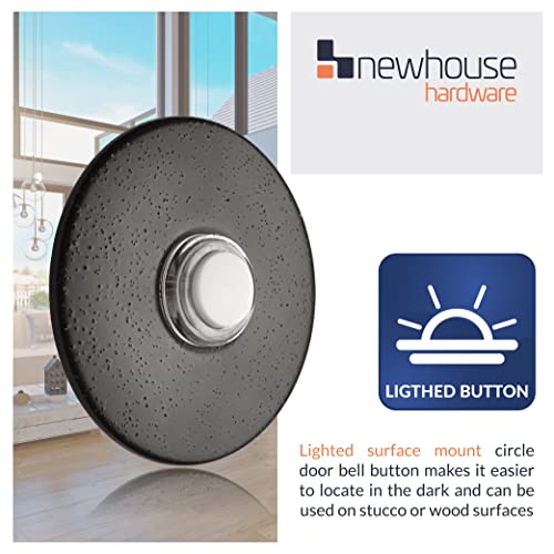 Newhouse Hardware Orb5Wl Lighted Doorbell Button, 1-Pack, Oil-Rubbed Bronze #TOP2