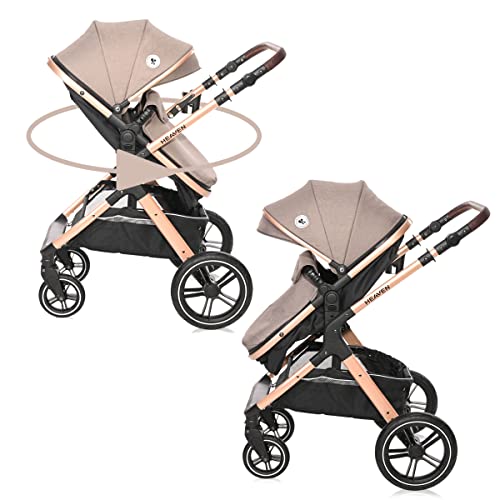 3-in-1 combi-kinderwagen met autostoel 0 m + heaven SET Lorelli - Afbeelding 4