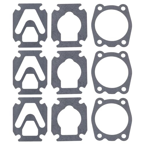 Image of 3 Set of Air Compressor Valve Plate Pad Kit Cylinder Head Plate Sealing Gasket Replacement for Home Automotive Industry