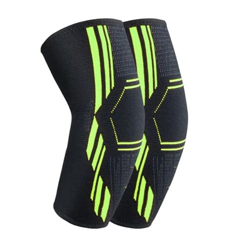 JzcsdkSIL Elbow Brace For Tennis Elbow Compression Support Sleeve For Elbow Relief Bursitis Sports Elbow Compression Support Sleeve, dark green-M