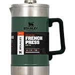 STANLEY 10-02888-007 The Stay-Hot French Press Hammertone Green 48OZ / 1.4L - Image 2