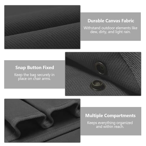 Pochette de rangement pour chaise pliante d'extérieur camping et plage